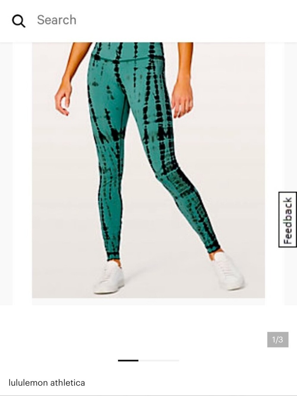 Wunder under high rise tight vert shibori full lux